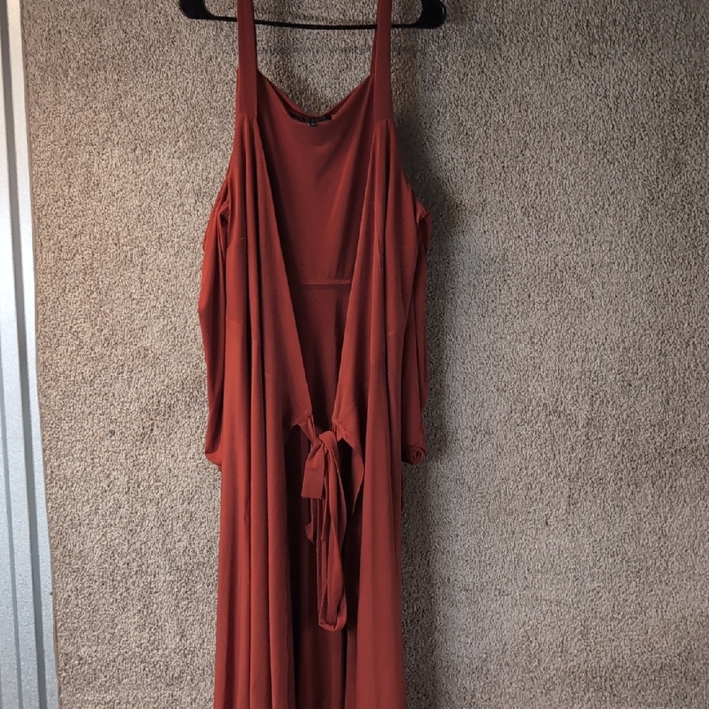 Eloquii Terracotta Maxi Dress